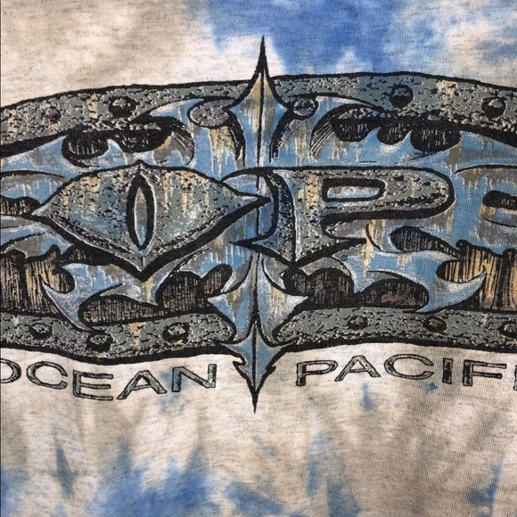 Ocean Pacific OP Vintage Sky + Sand T-Shirt Tie Dye Surf Beach - Men’s XL - Picture 9 of 10